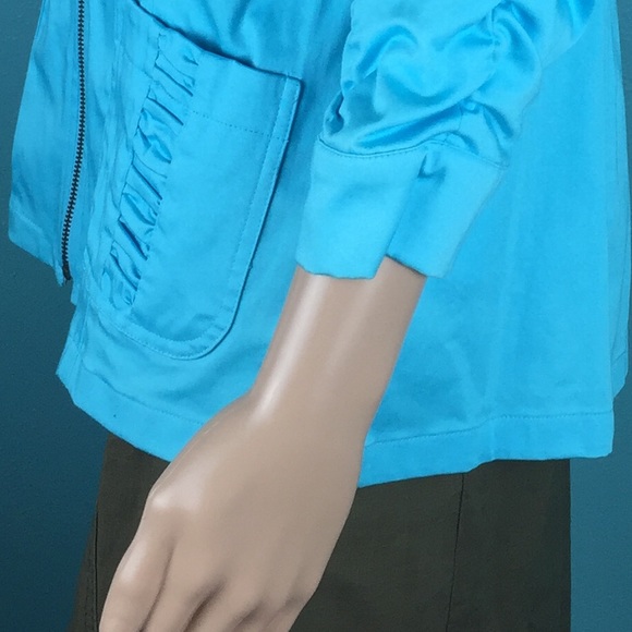 NWT Tribal Blue Zipper Jacket - Picture 8 of 8